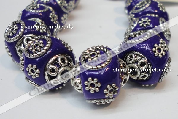 CIB283 16*16mm rondelle fashion Indonesia jewelry beads wholesale