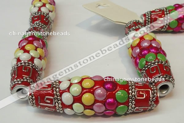 CIB29 17*60mm rice fashion Indonesia jewelry beads wholesale