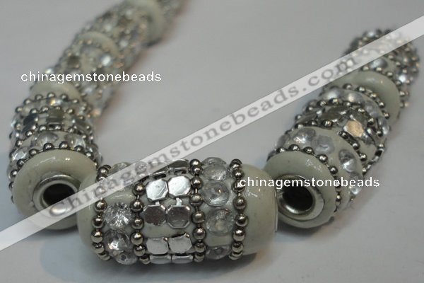 CIB290 13*25mm drum fashion Indonesia jewelry beads wholesale