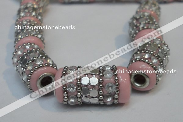 CIB291 13*25mm drum fashion Indonesia jewelry beads wholesale