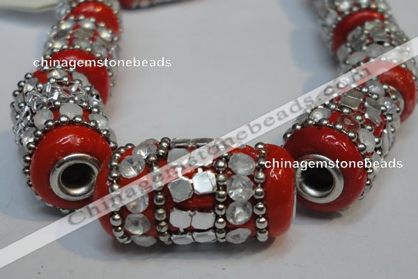 CIB292 13*25mm drum fashion Indonesia jewelry beads wholesale