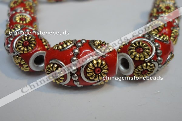 CIB296 14*22mm drum fashion Indonesia jewelry beads wholesale