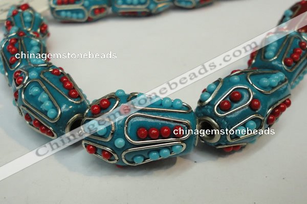 CIB311 17*26mm drum fashion Indonesia jewelry beads wholesale