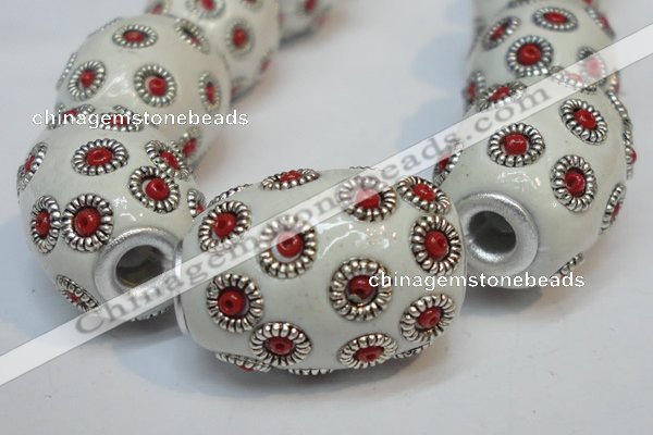 CIB325 16*21mm drum fashion Indonesia jewelry beads wholesale