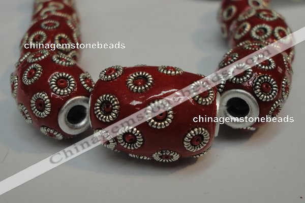 CIB327 16*21mm drum fashion Indonesia jewelry beads wholesale