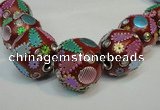 CIB361 23mm round fashion Indonesia jewelry beads wholesale