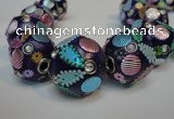 CIB362 23mm round fashion Indonesia jewelry beads wholesale