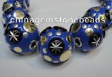 CIB365 23mm round fashion Indonesia jewelry beads wholesale