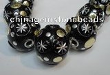 CIB367 23mm round fashion Indonesia jewelry beads wholesale