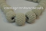 CIB390 15mm round fashion Indonesia jewelry beads wholesale