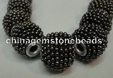 CIB392 15mm round fashion Indonesia jewelry beads wholesale