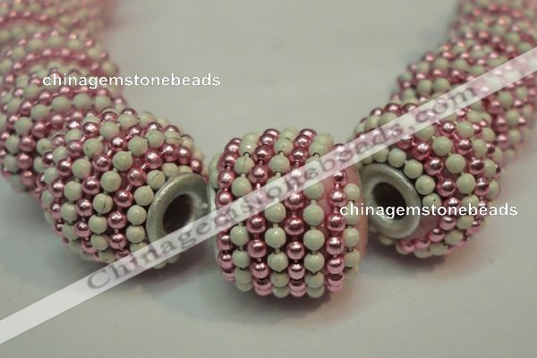 CIB393 15mm round fashion Indonesia jewelry beads wholesale