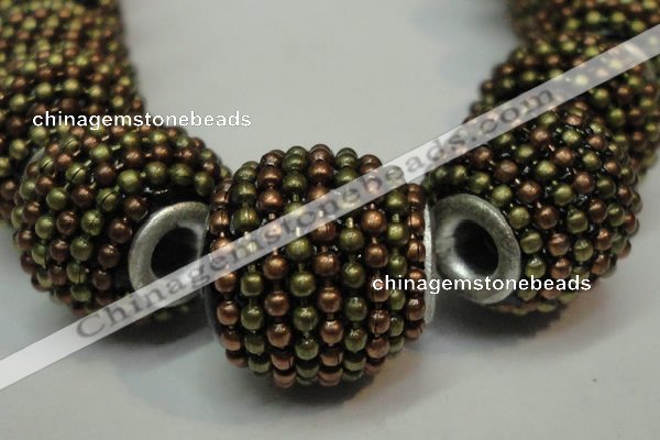 CIB396 15mm round fashion Indonesia jewelry beads wholesale