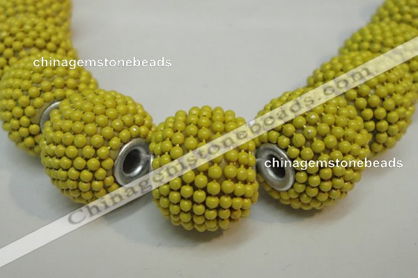 CIB400 17mm round fashion Indonesia jewelry beads wholesale