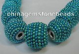 CIB401 17mm round fashion Indonesia jewelry beads wholesale