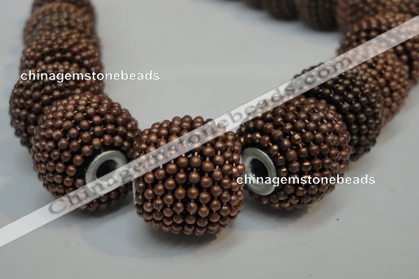 CIB402 17mm round fashion Indonesia jewelry beads wholesale