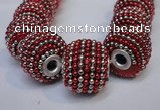 CIB403 17mm round fashion Indonesia jewelry beads wholesale