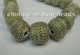 CIB412 20mm round fashion Indonesia jewelry beads wholesale