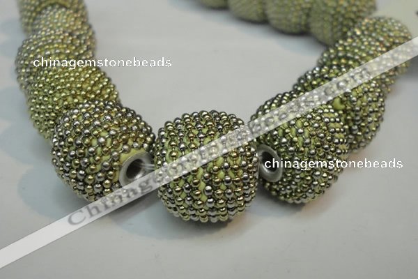 CIB412 20mm round fashion Indonesia jewelry beads wholesale