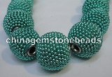 CIB414 20mm round fashion Indonesia jewelry beads wholesale