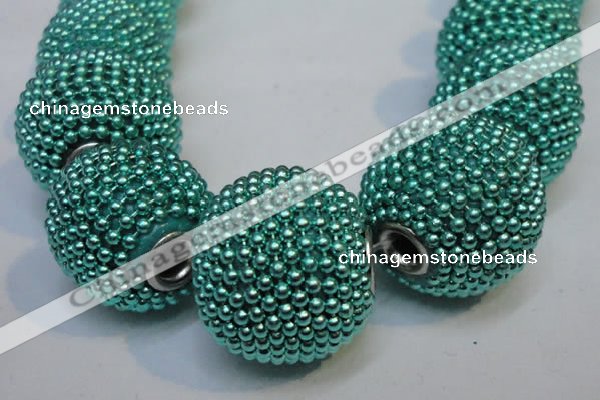 CIB414 20mm round fashion Indonesia jewelry beads wholesale