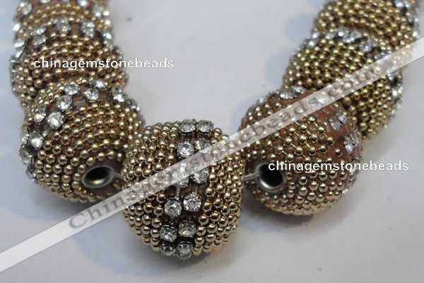 CIB420 22mm round fashion Indonesia jewelry beads wholesale