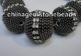 CIB426 25mm round fashion Indonesia jewelry beads wholesale