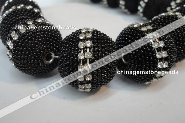 CIB427 25mm round fashion Indonesia jewelry beads wholesale