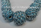 CIB446 19mm round fashion Indonesia jewelry beads wholesale