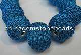 CIB451 24mm round fashion Indonesia jewelry beads wholesale