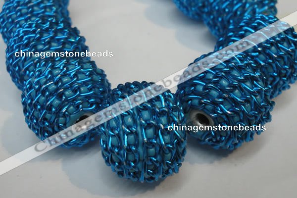 CIB451 24mm round fashion Indonesia jewelry beads wholesale