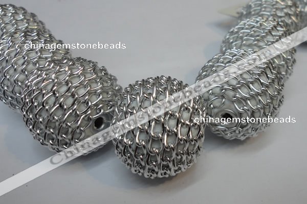 CIB455 30mm round fashion Indonesia jewelry beads wholesale