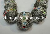 CIB460 25mm round fashion Indonesia jewelry beads wholesale