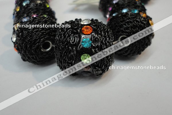 CIB462 25mm round fashion Indonesia jewelry beads wholesale