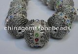 CIB465 25mm round fashion Indonesia jewelry beads wholesale