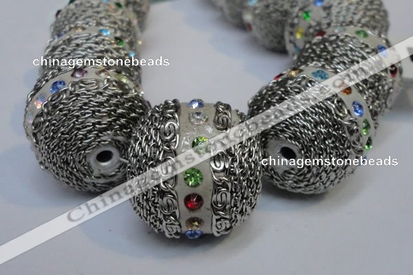 CIB465 25mm round fashion Indonesia jewelry beads wholesale