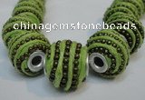 CIB472 14*14mm drum fashion Indonesia jewelry beads wholesale