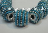 CIB473 14*14mm drum fashion Indonesia jewelry beads wholesale