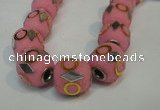 CIB481 15*16mm drum fashion Indonesia jewelry beads wholesale