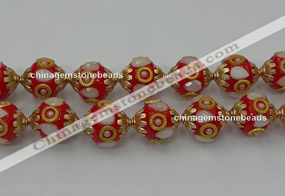 CIB547 22mm round fashion Indonesia jewelry beads wholesale