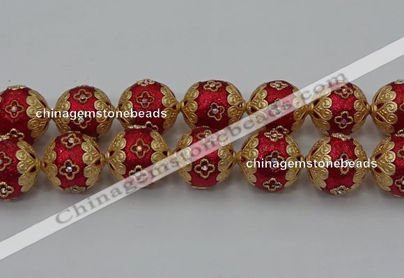 CIB549 22mm round fashion Indonesia jewelry beads wholesale