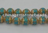 CIB550 22mm round fashion Indonesia jewelry beads wholesale