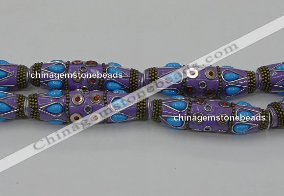 CIB565 16*60mm rice fashion Indonesia jewelry beads wholesale