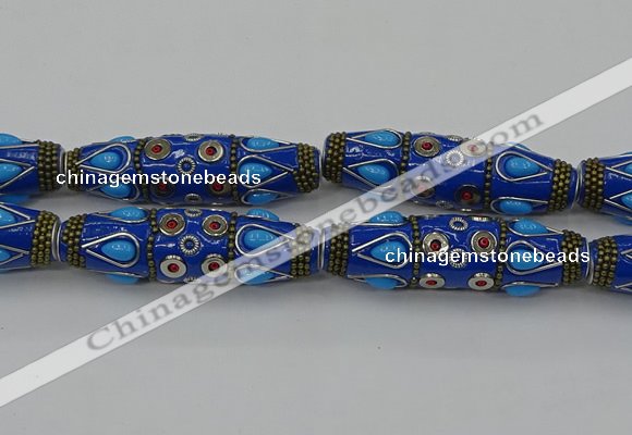 CIB570 16*60mm rice fashion Indonesia jewelry beads wholesale