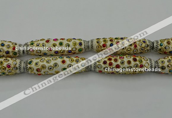 CIB615 16*60mm rice fashion Indonesia jewelry beads wholesale