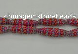 CIB634 16*60mm rice fashion Indonesia jewelry beads wholesale