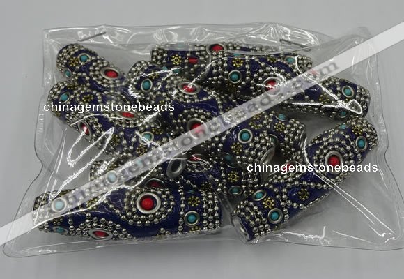 CIB652 16*60mm rice fashion Indonesia jewelry beads wholesale