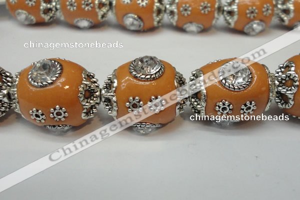 CIB80 16*22mm oval fashion Indonesia jewelry beads wholesale