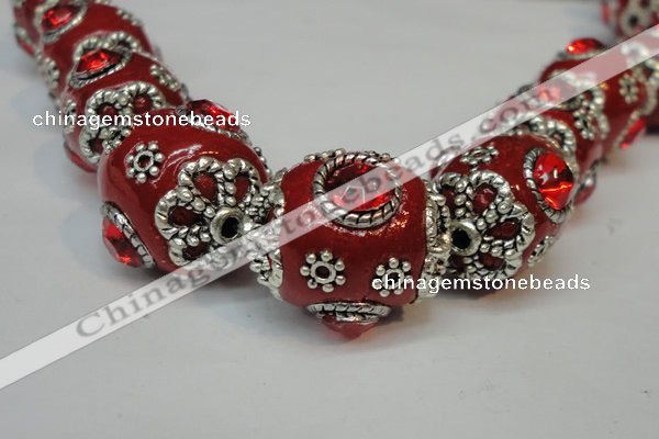 CIB81 16*22mm oval fashion Indonesia jewelry beads wholesale