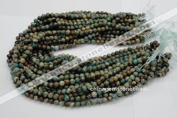 CIJ01 15.5 inches 6mm round impression jasper beads wholesale